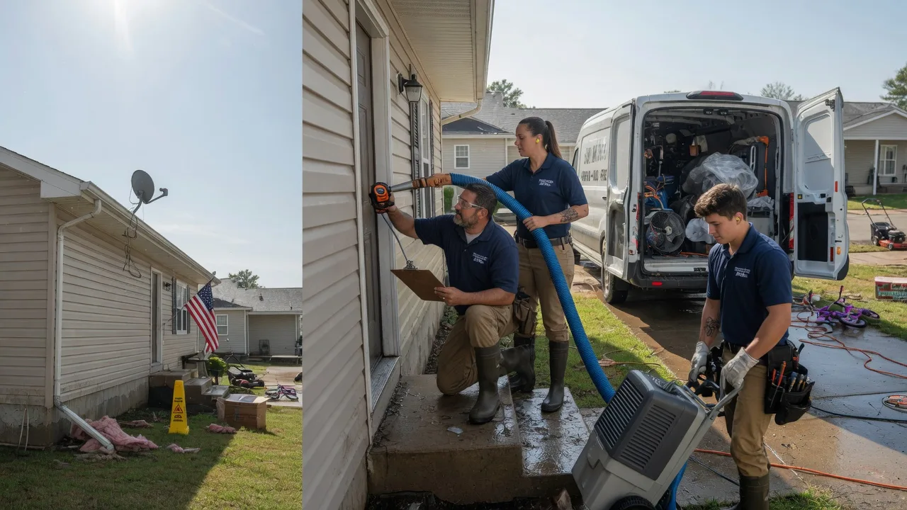 Ceiling Water Damage Restoration in Fair Play, MO near me